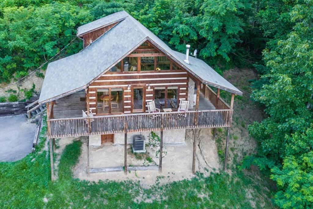 View! Private! Hot Tub,Pool Table,Fireplace,Relax! 세비어빌 외부 사진